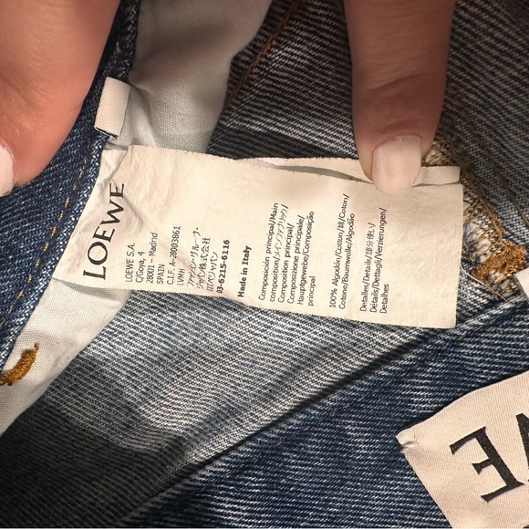 LOEWE
Anagram appliquéd high-rise wide-leg jeans 36FR - Picture 12 of 16